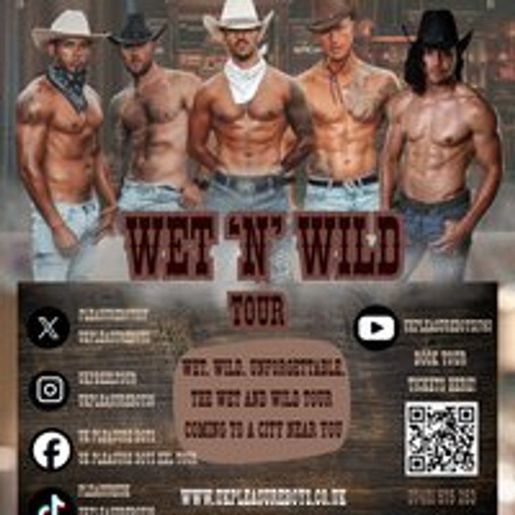 UK Pleasure boys Wet & Wild Tour Glasgow