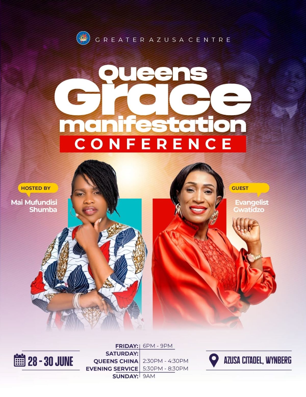 QUEENS GRACE MANIFESTATION CONFERENCE 