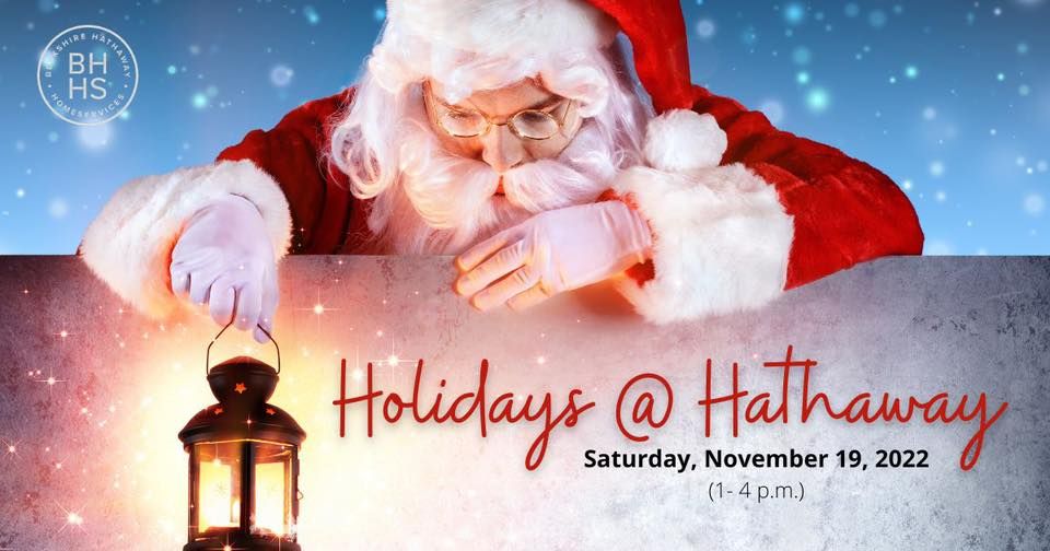 SANTA is coming to Berkshire Hathaway Bay Area Realty, 317 W Walnut St