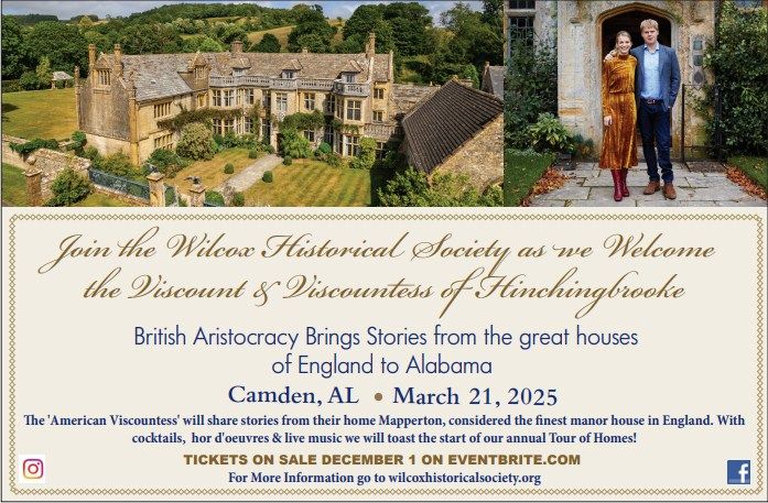 Tour of Homes with Guest Speakers Luke & Julie Montagu, Viscount and Viscountess of Hinchingbrooke