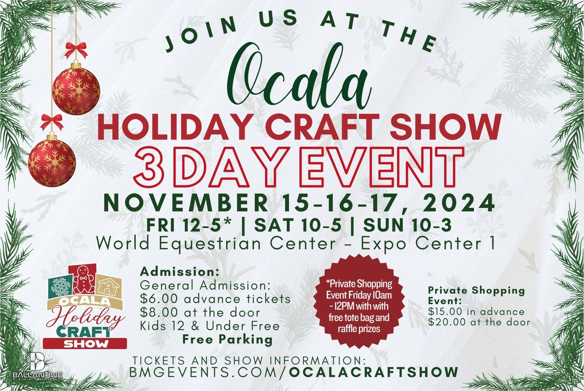 2nd Annual Ocala Holiday Craft Show