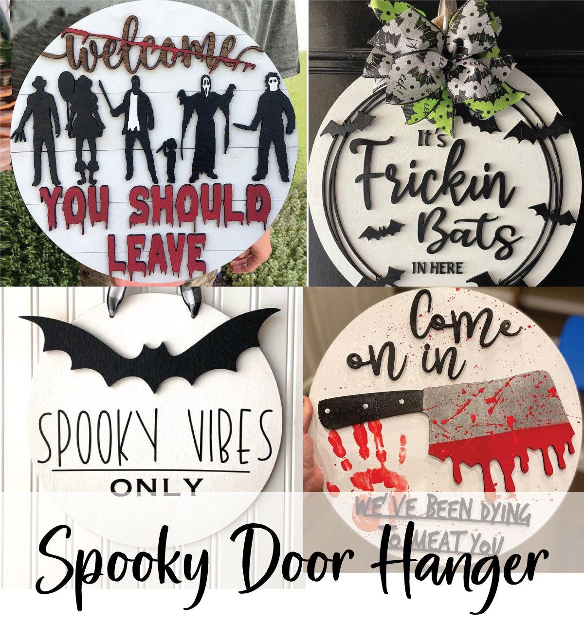 10\/10 Scary Door Hanger Workshop @7PM