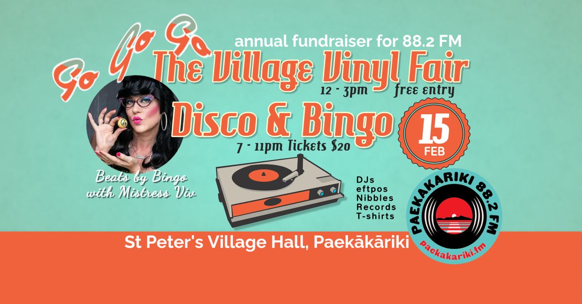 Village Vinyl Fair & Bingo\/Disco 2025