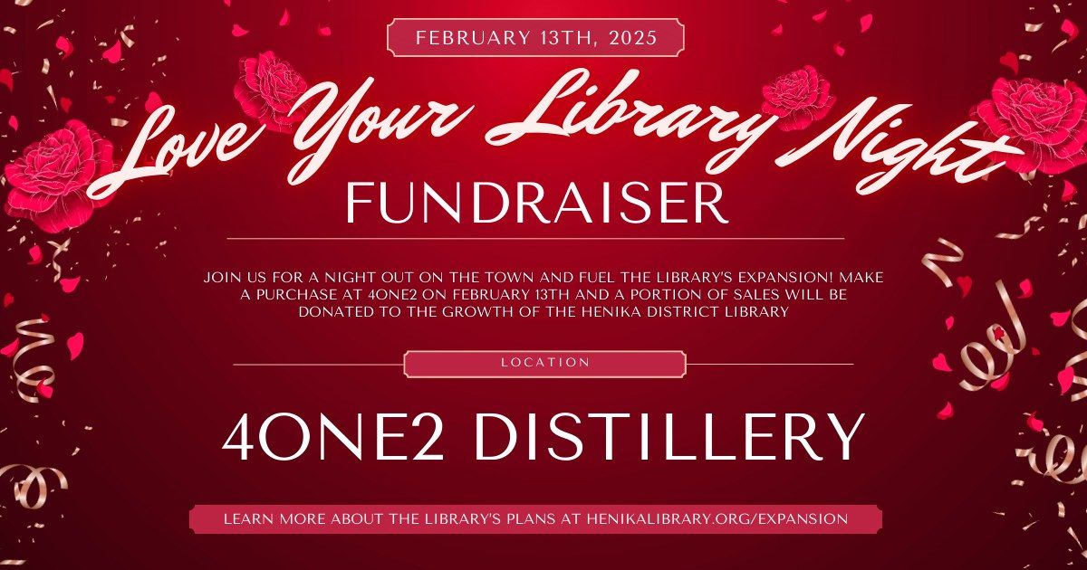 Love Your Library Night Fundraiser