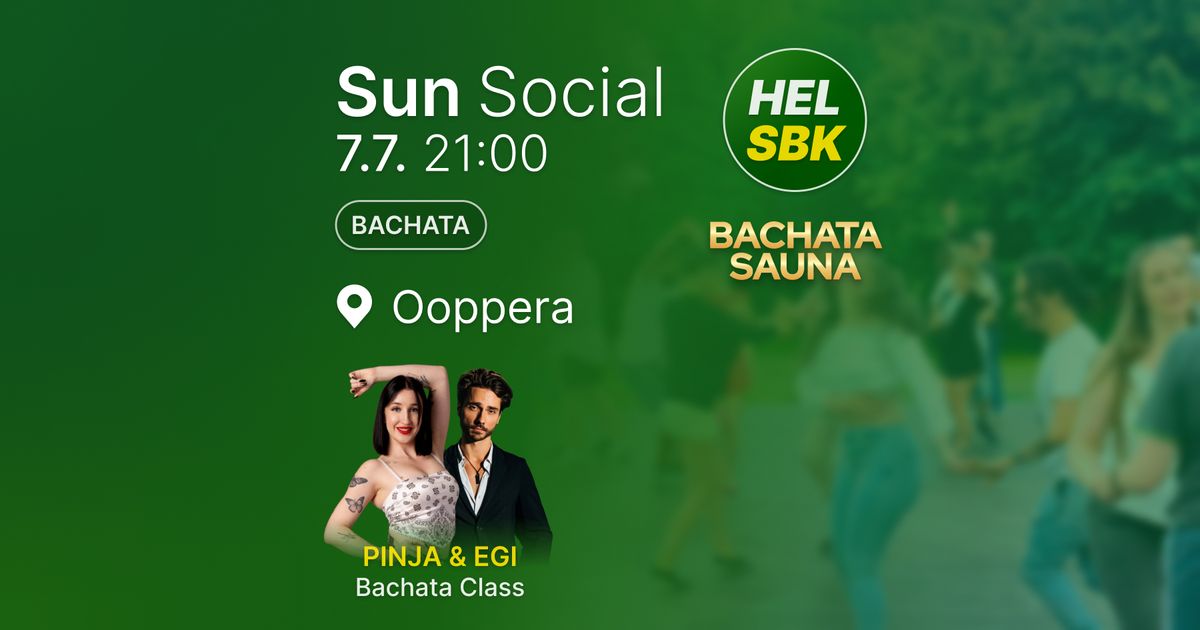 Bachata Sunday Outdoor Social