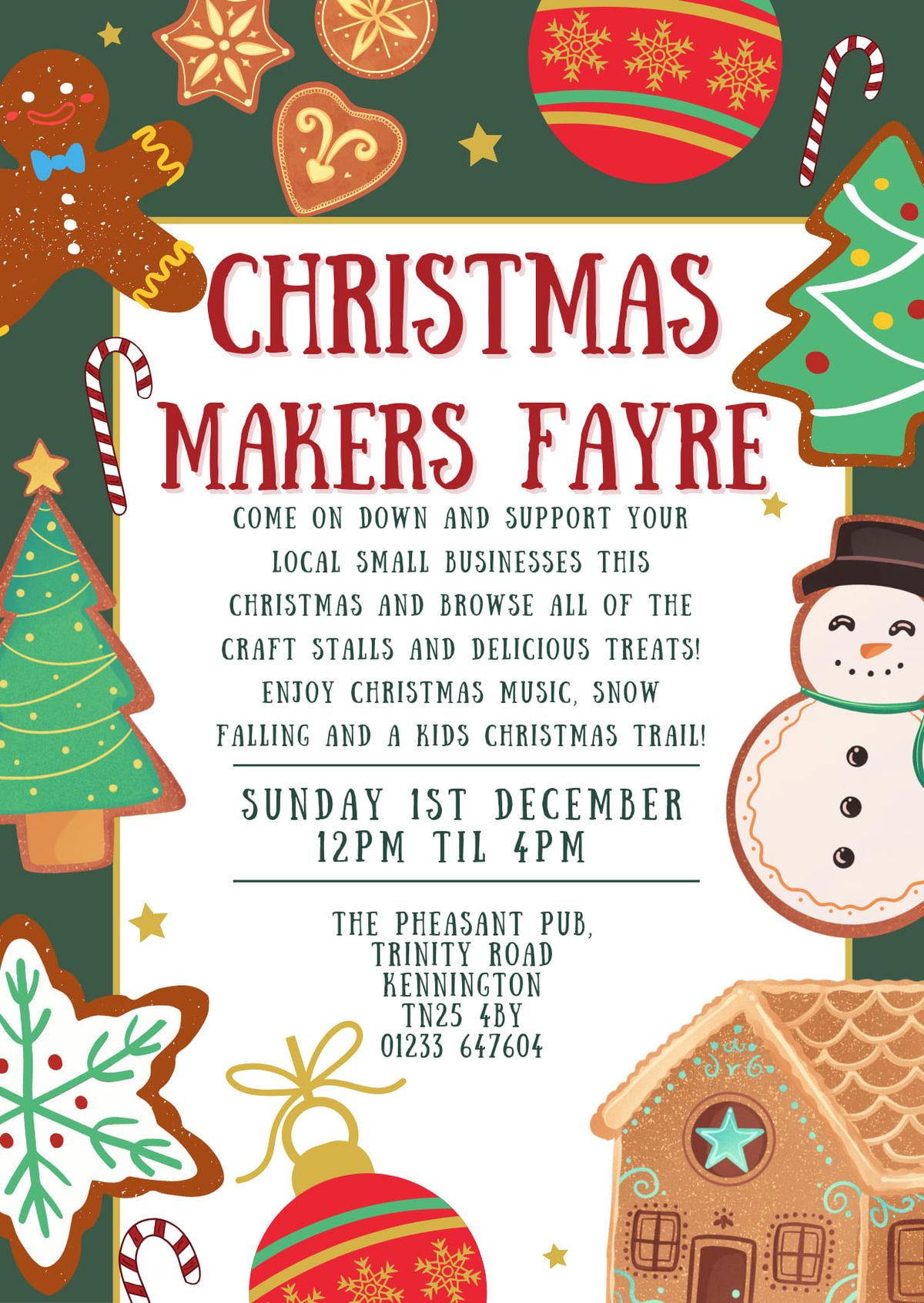 Christmas Makers Fayre at The Pheasant Ashford