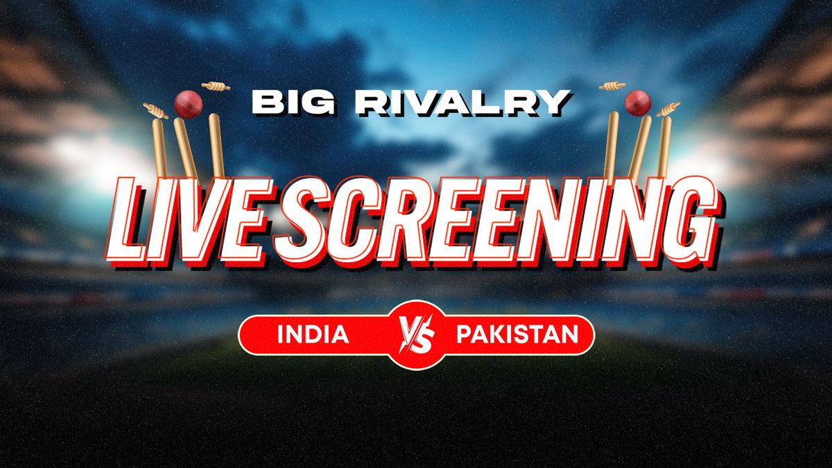 Screening India vs Pakistan Match Live