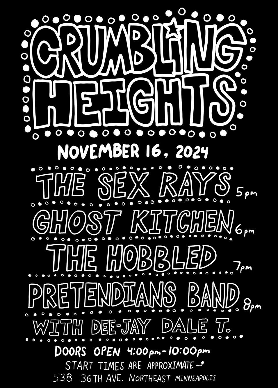 CRUMBLING HEIGHTS PARTY 11\/16\/24