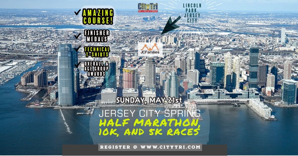 Jersey City Spring Half, 10K & 5K Races