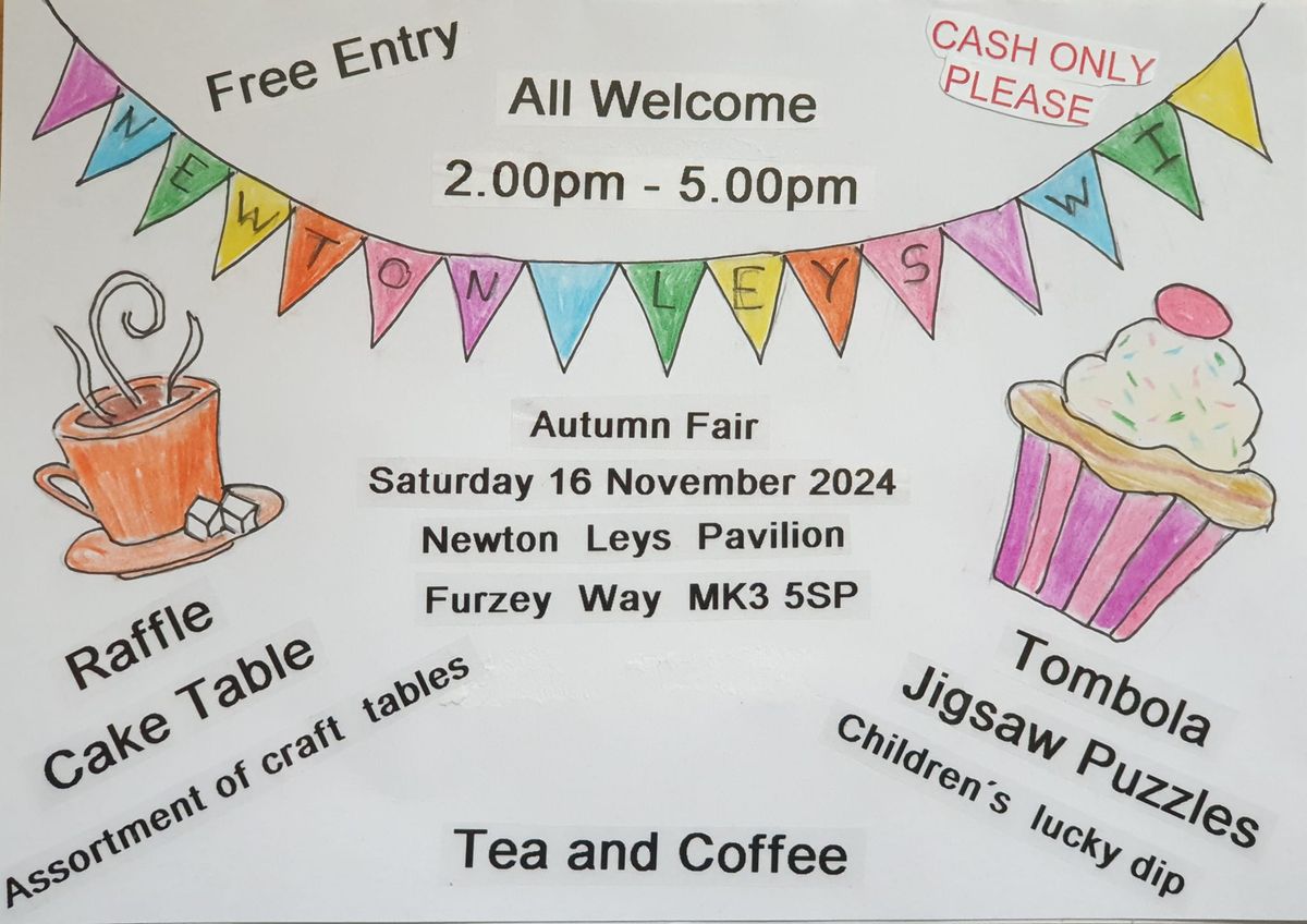 WI Autumn Fair 16th November Event