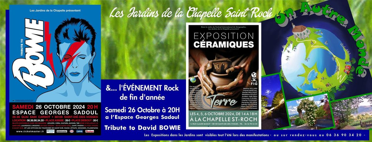 .. l'\u00c9V\u00c9NEMENT Rock de fin d'ann\u00e9e - Tribute to David BOWIE Samedi 26\/10 \u00e0 20H \u00e0 l'Espace G. Sadoul