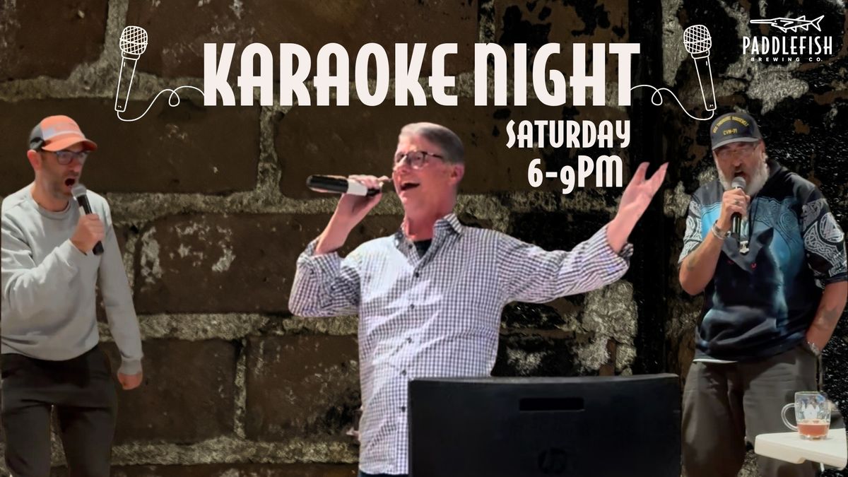 \ud83c\udfa4 Karaoke Night @ Paddlefish Brewing