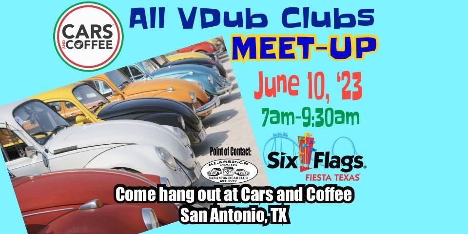 All Volkswagen Clubs Meet-Up at Cars and Coffee - San Antonio