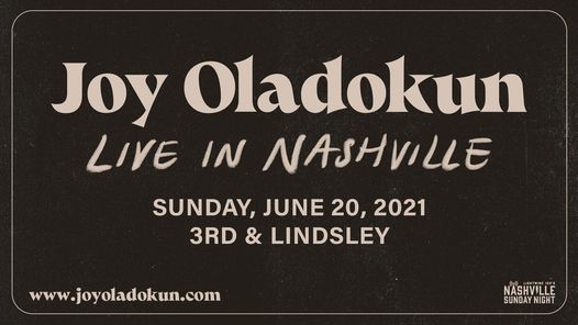 Joy Oladokun : Lightning 100 Nashville Sunday Night