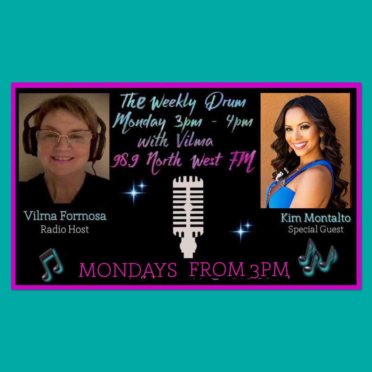 KIM MONTALTO special guest on THE WEEKLY DRUM
