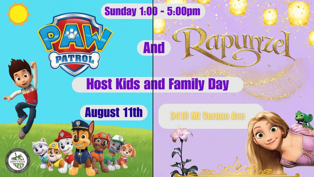 Paw Patrol and Rapunzel Host Kids and Family Day