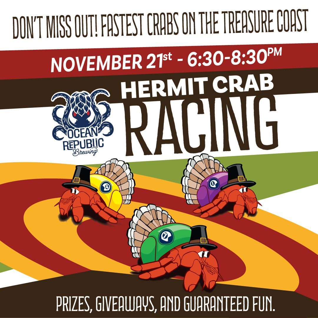 Hermit Crab Racing at Ocean Republic Brewing 