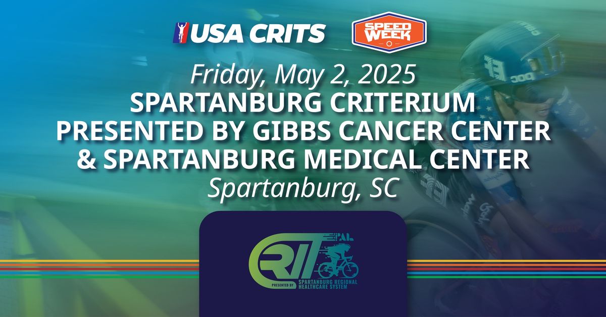 USA CRITS Race #5: Spartanburg Cirterium p\/b Gibbs Cancer Center & Spartanburg Medical Center