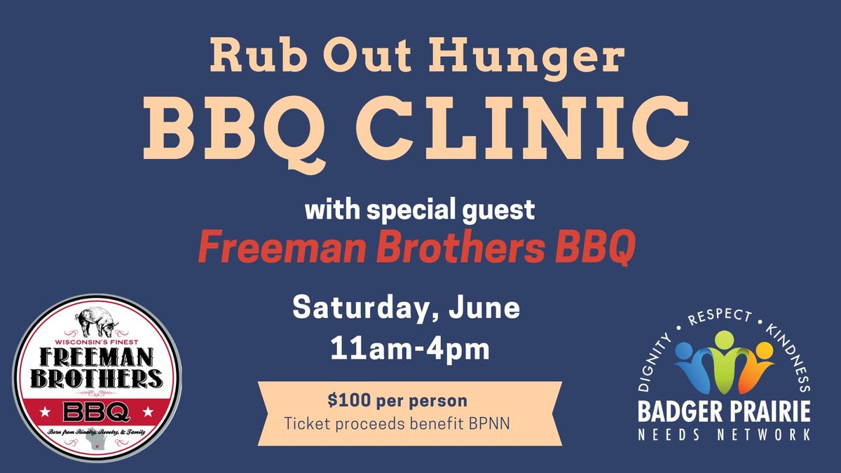 Rub Out Hunger BBQ Clinic