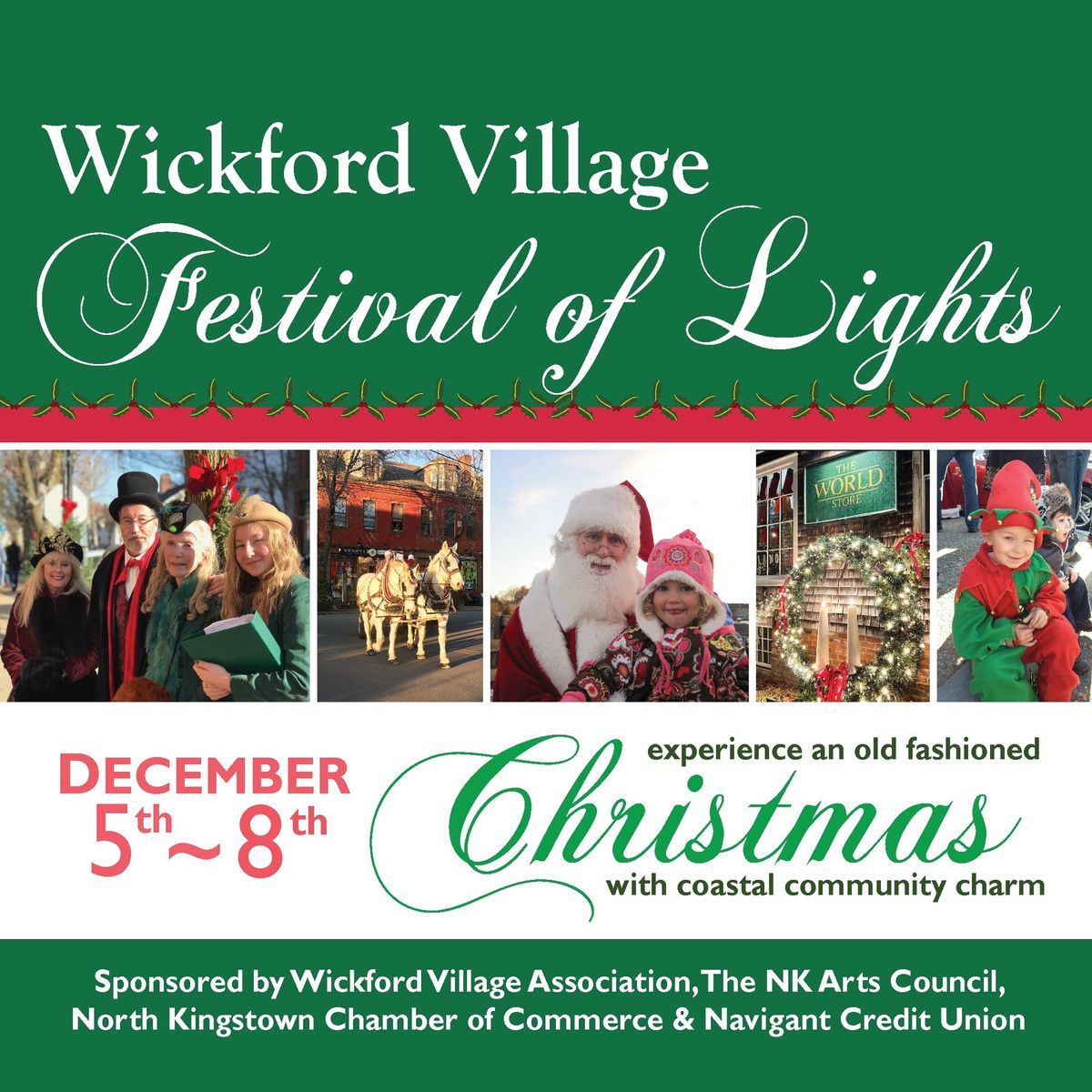 Wickford Village Festival of Lights ~ 39th Annual