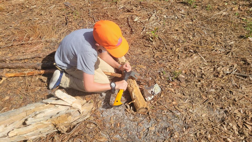 Survive & Thrive Knots, Notches, and Tool Safety, Shaker's Acres, Fort