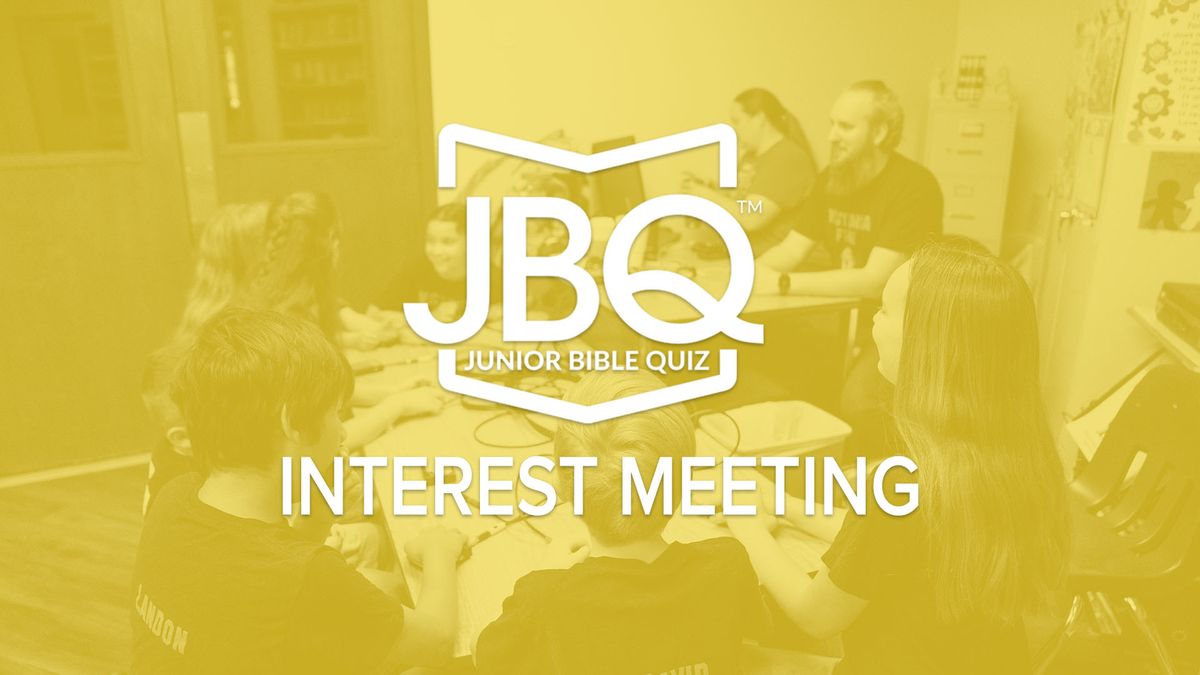 JBQ Interest Meeting