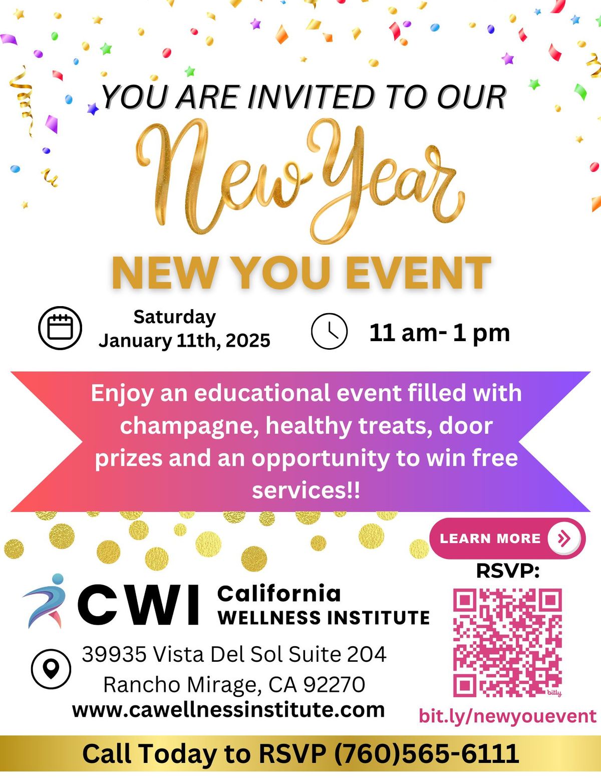 New Year, New You Event!