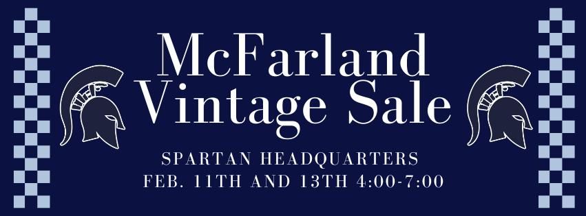 Spartan Vintage Sale