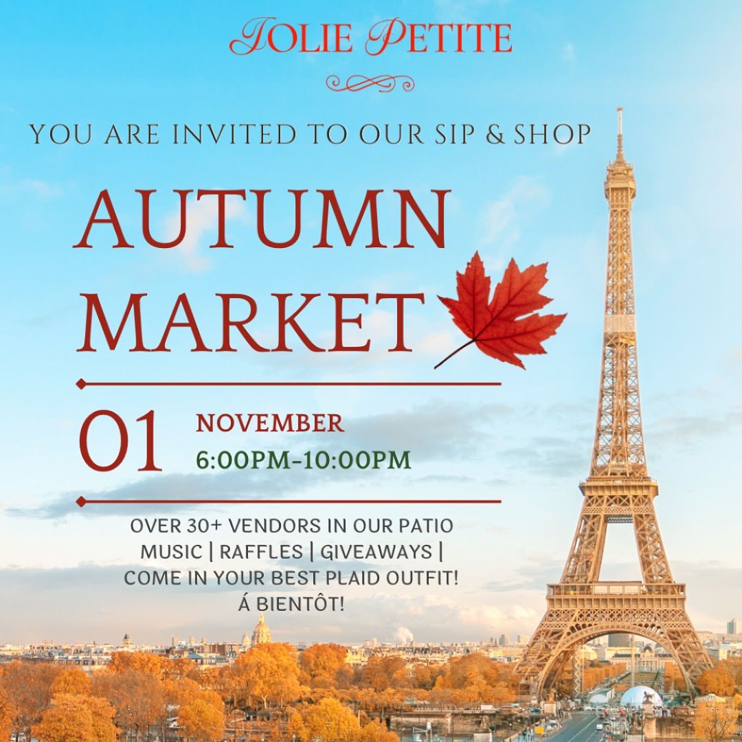 Sip & Shop Autumn Market