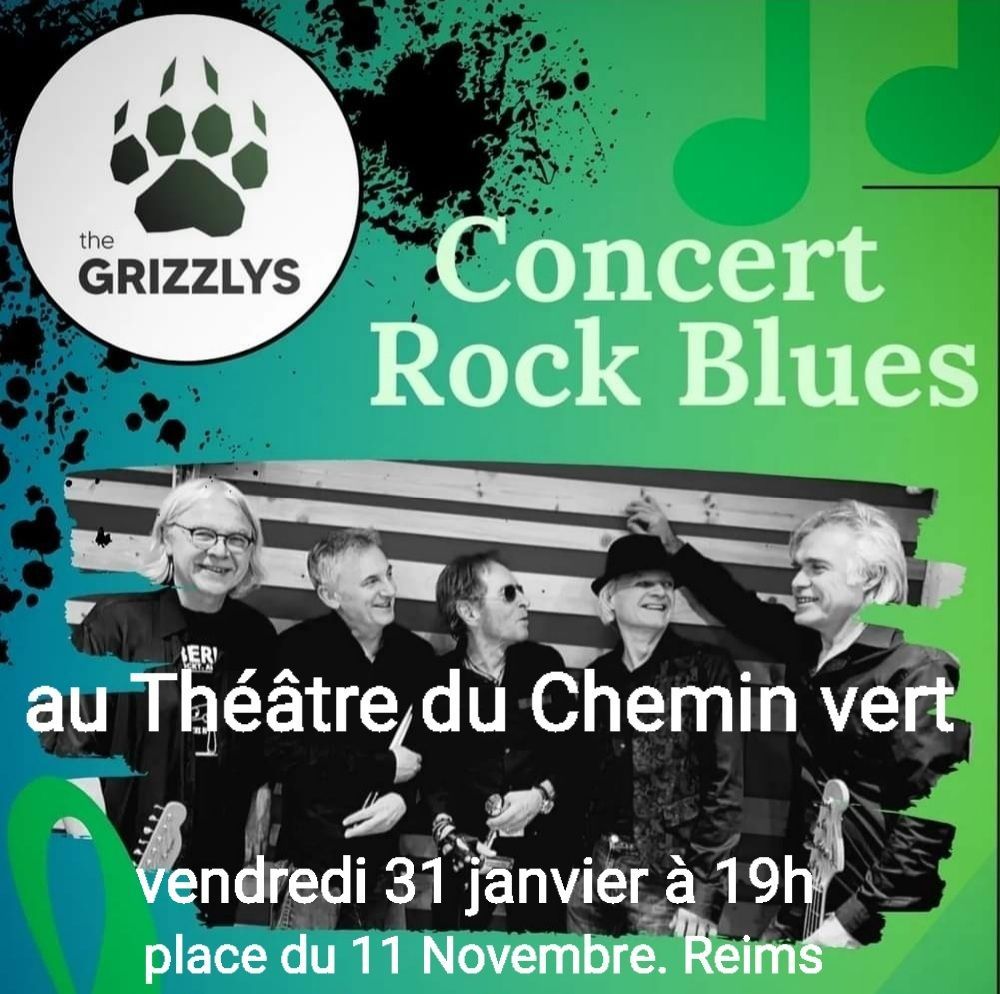 The GRIZZLYS en Concert au TH\u00c9\u00c2TRE  du Chemin vert 