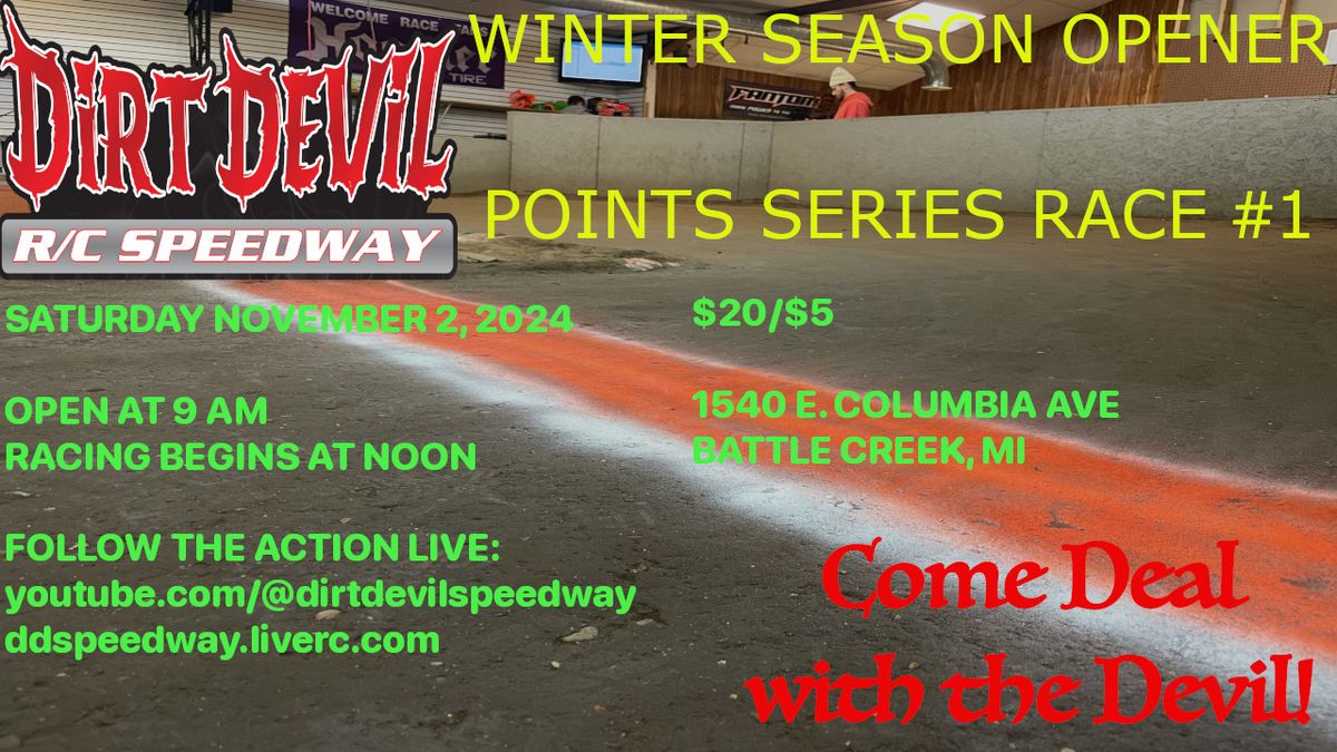 Winter Season Opener - Points Series Race #1