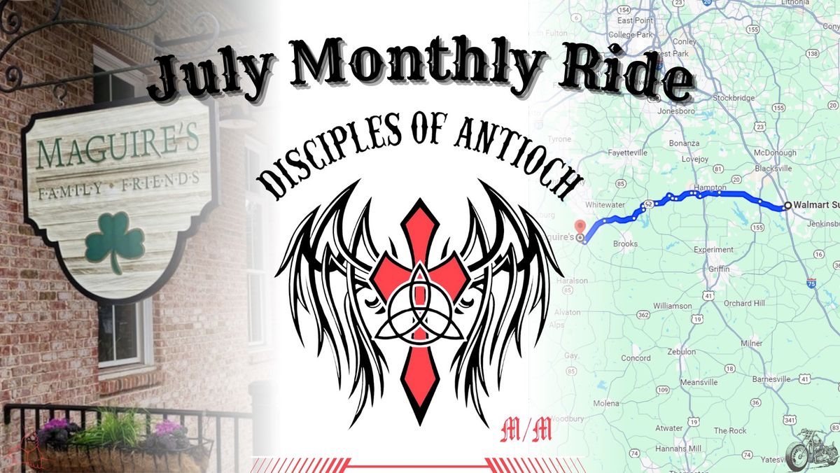 July Monthly Ride