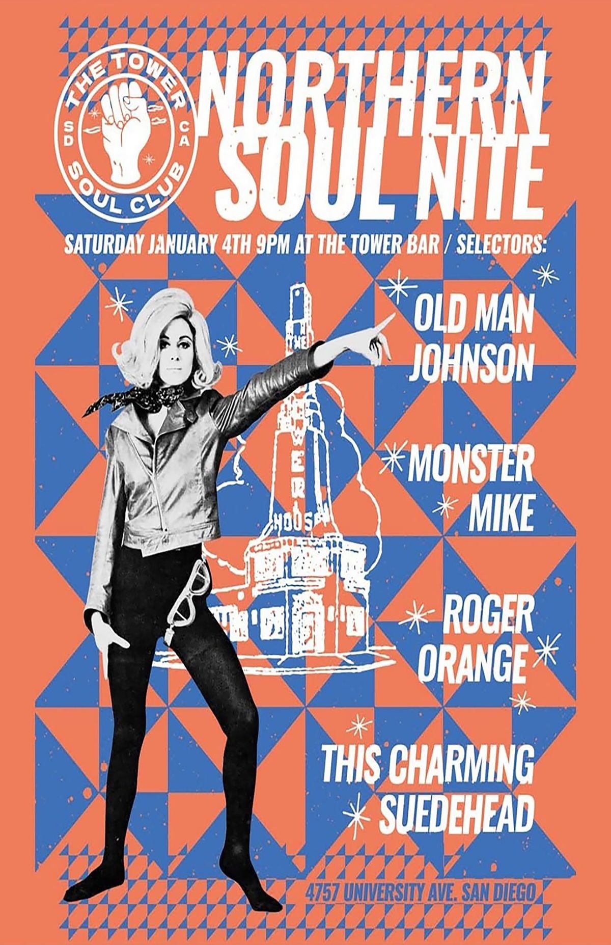 DJ Old Man Johnson, Monster Mike, Roger Orange & This Charming Suedehead @ The Tower