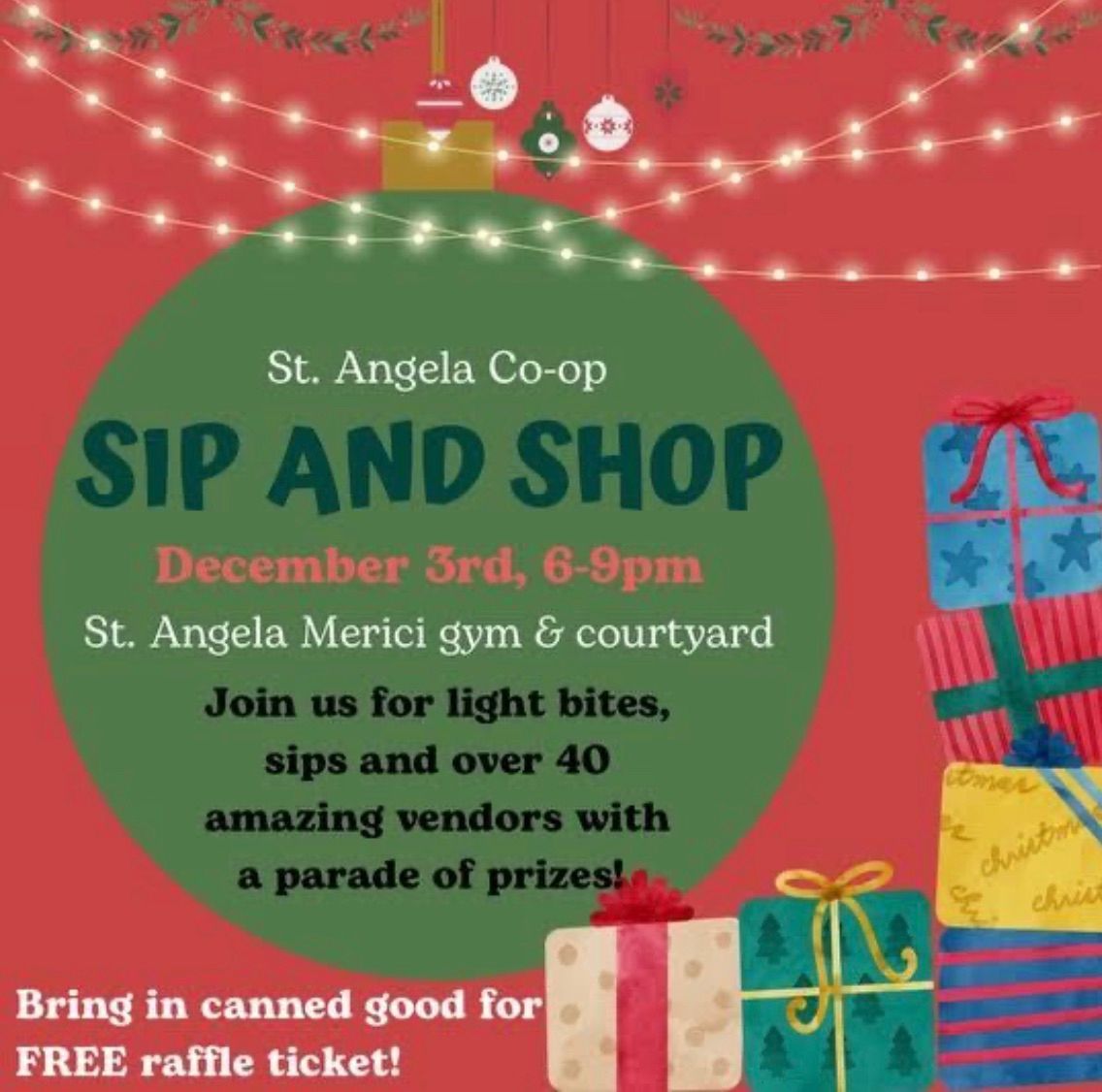 St. Angela Merici Sip and Shop