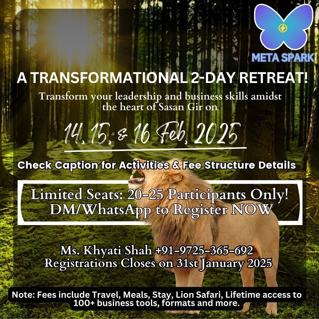 MetaSpark - Transformational 2-day Retreat for Entrepreneurs