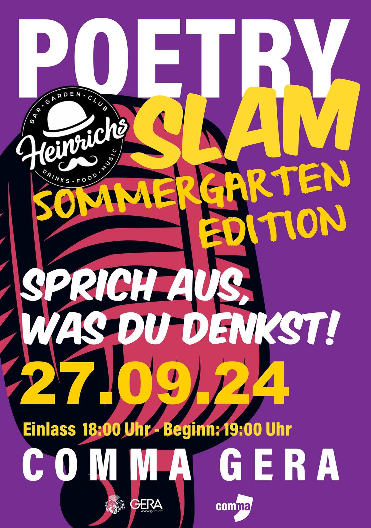 Poetry Slam - Sommergarten Edition die Zweite