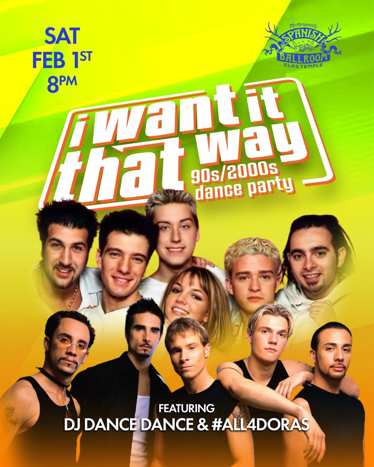 I Want it That Way - 90s\/2000s Party w\/ #All4Doras, Baewatch and DJ Dance Dance 