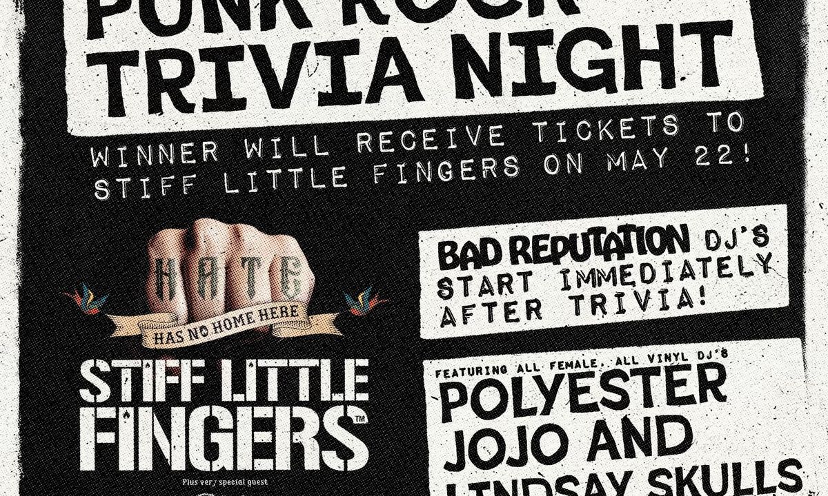 Punk Rock Trivia Night w\/ Bad Reputation