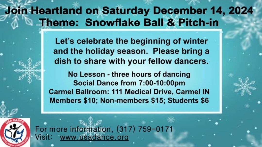 Snowflake Ball & Pitch-In