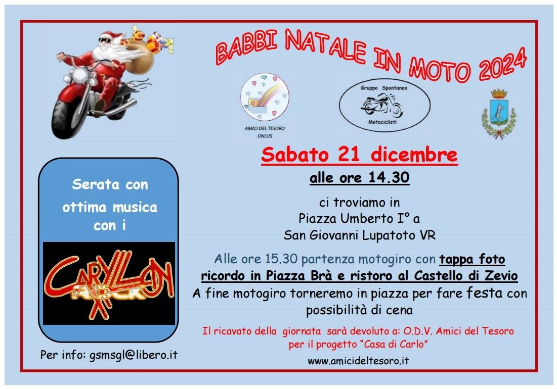 Babbi Natale in Moto 2024