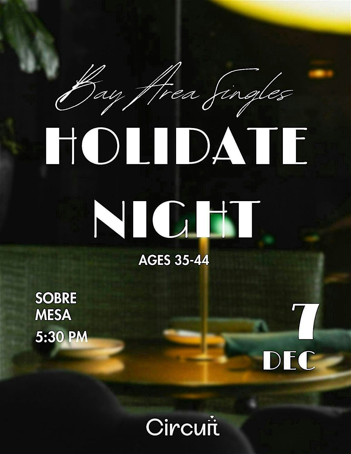 Bay Area Singles HoliDate Night