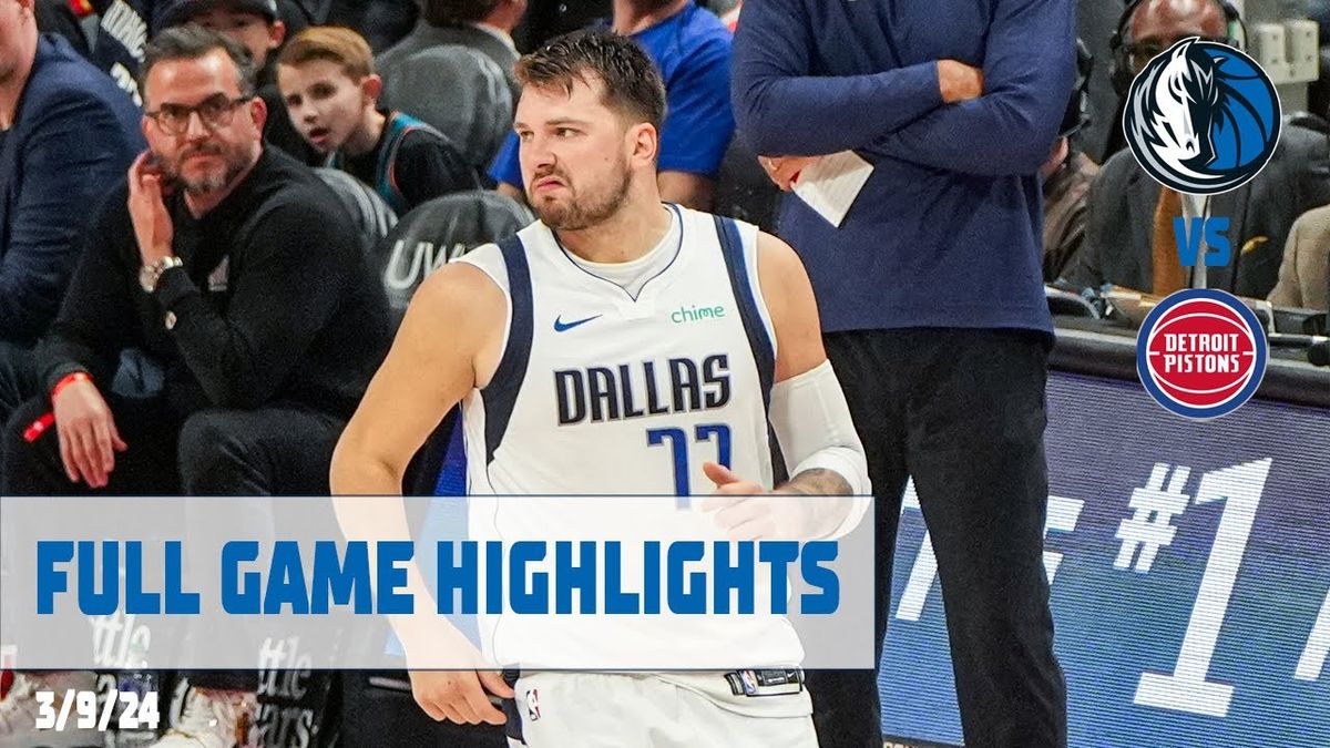 Detroit Pistons at Dallas Mavericks