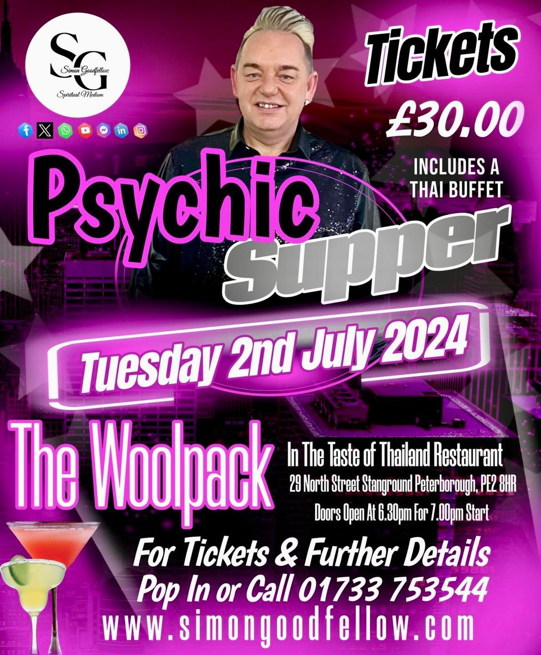 Psychic Supper with Simon Goodfellow