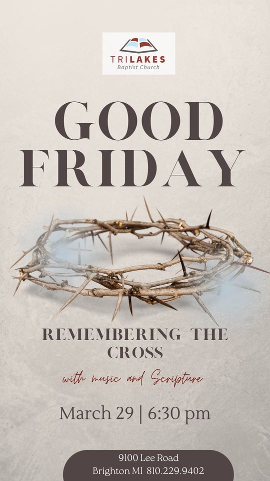Good Friday Service Remembering Christ