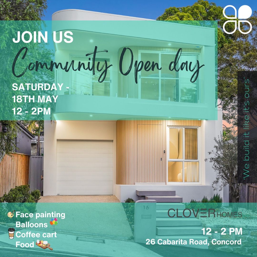 Clover Homes Community Open day