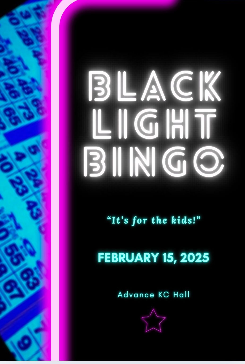 Advance PTO 3rd Annual Black Light Bingo Fundraiser