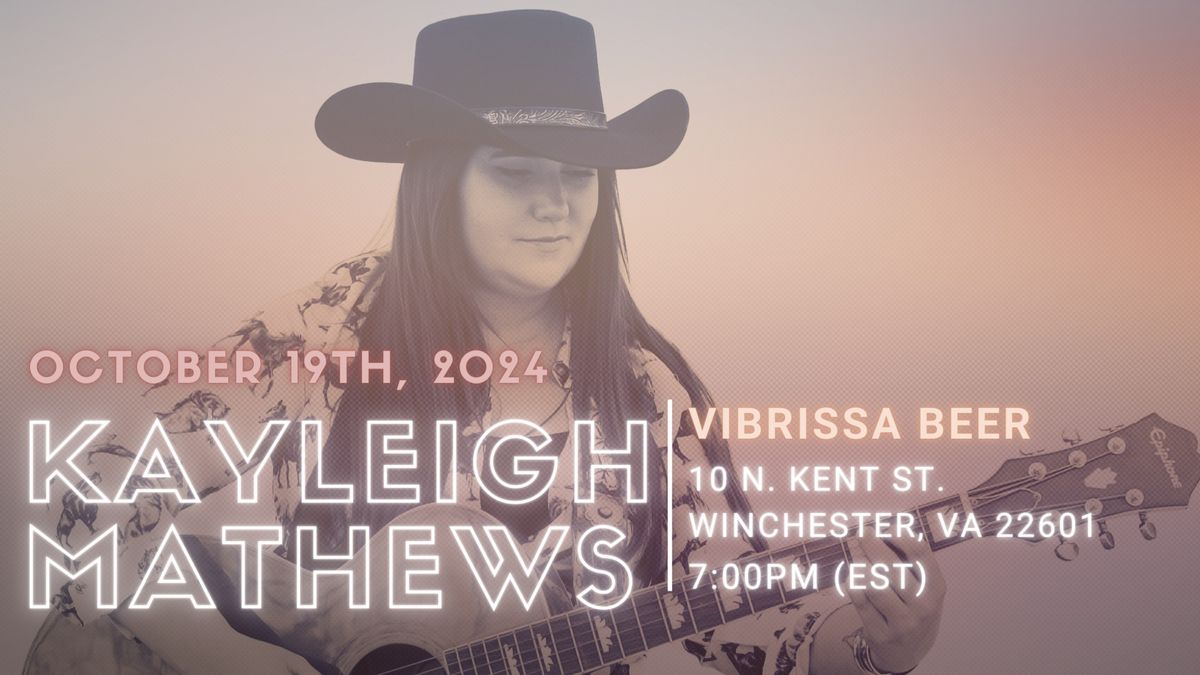 Kayleigh Mathews Live @ Vibrissa Beer