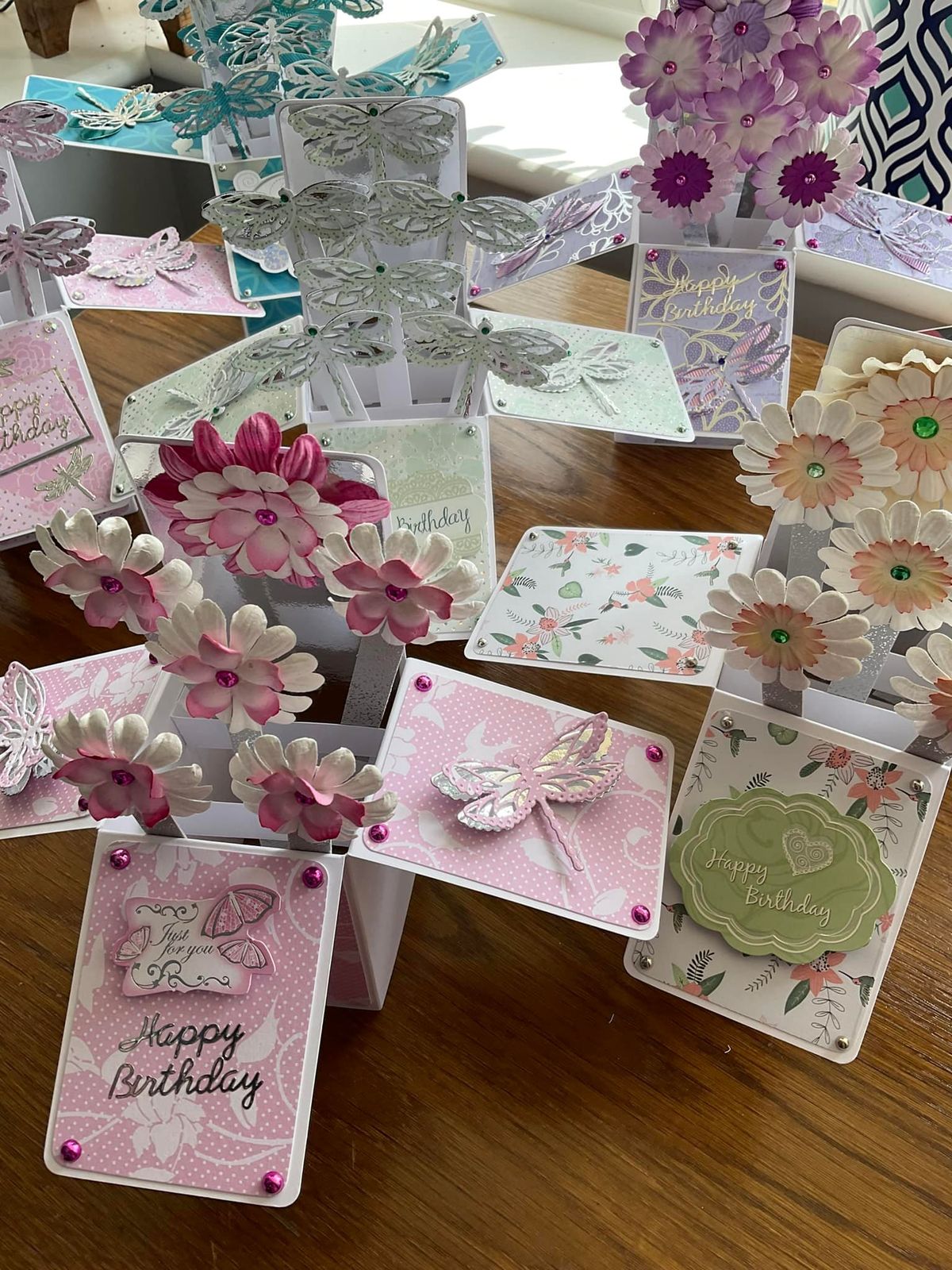 Feminine Box Cards