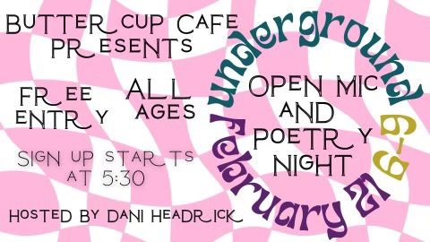 Underground Open Mic & Poetry Night