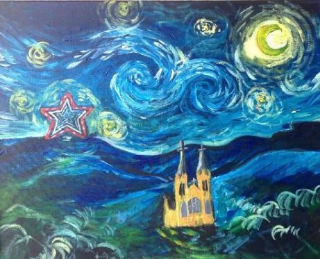 Paint Nite: Roanoke Star-ry Night